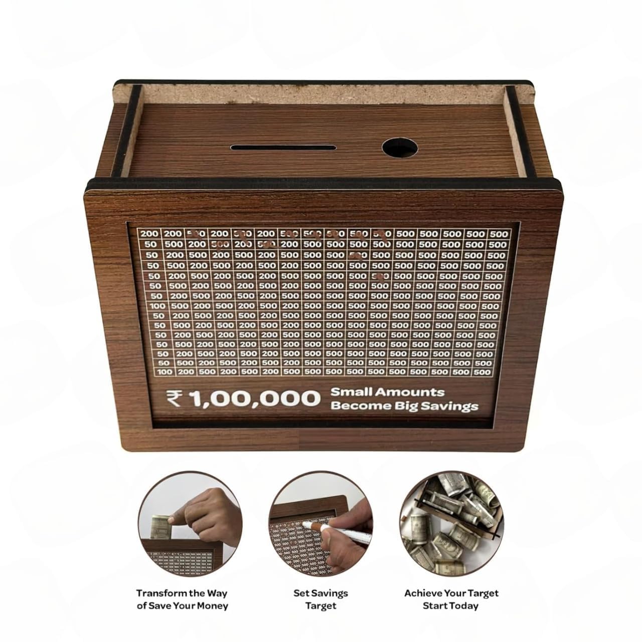 Wooden Bachat Buddy