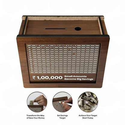 Wooden Bachat Buddy